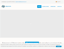 Tablet Screenshot of depresoria.com
